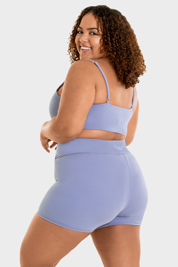Bacon Active Shorts V-Waist Booty Short // Blue